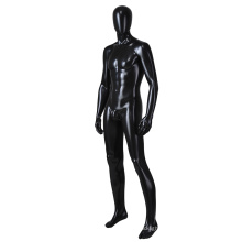 Full body fashion design used shop clothes display black male man store mannequin with penis